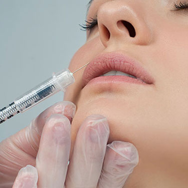 Patient receiving juvederm for fine lines at Skinlastiq Medical Laser Cosmetic Spa in Burlingame