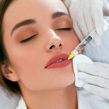 Patient receiving restylane at Skinlastiq Medical Laser Cosmetic Spa in Burlingame
